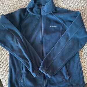 Gently used navy blue Columbia zip up size XL
